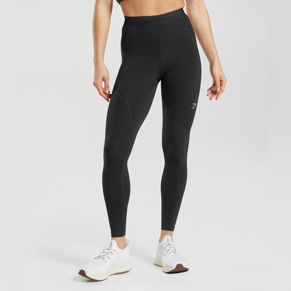 Black Gymshark running leggings